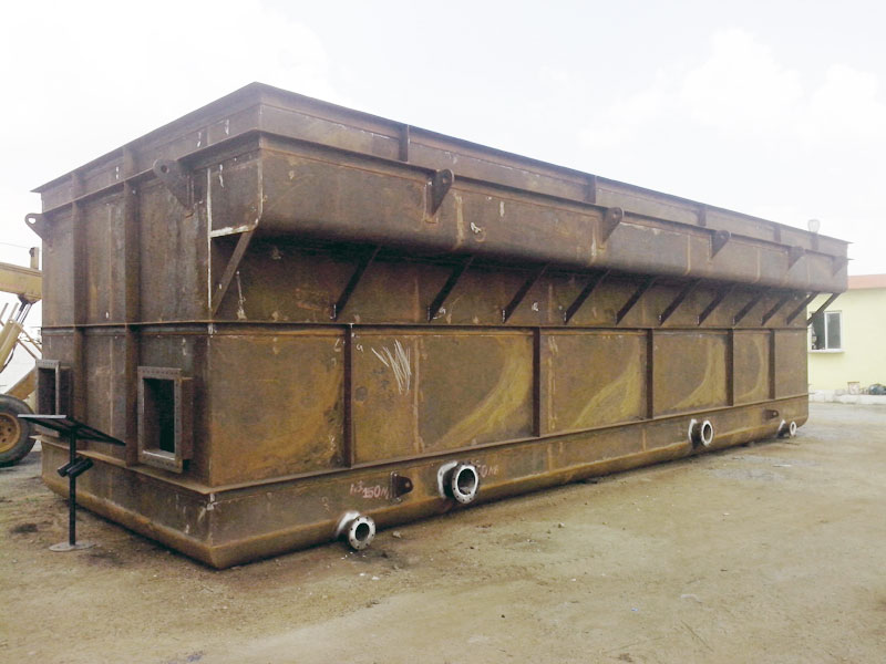 MSRL Saturator With Exterior Adhesive Coating Ready For Rubber Lining